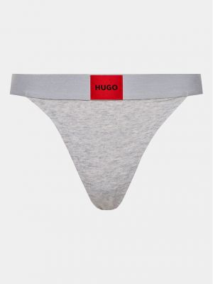 Kalhotky string Hugo šedé