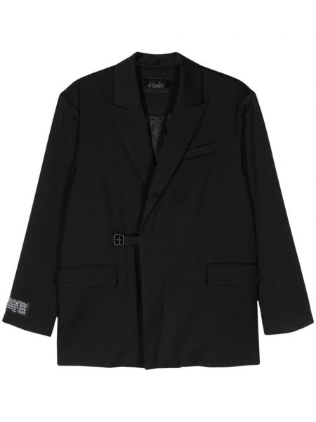 Dobbeltradet blazer Ksubi sort