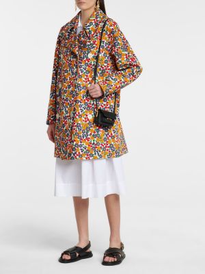Kratki kaput s cvjetnim printom Marni