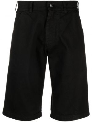Pantaloni scurți din denim Raf Simons negru
