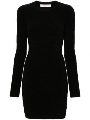Mini šaty Valentino Garavani čierna
