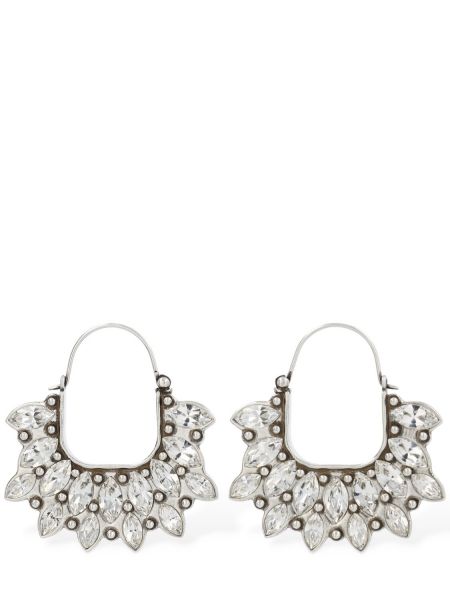 Pendientes de cristal Isabel Marant plateado