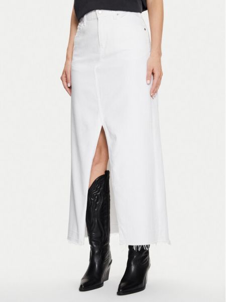 Džínová sukně Gap bílé