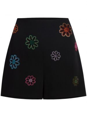 Shorts à fleurs Cinq A Sept noir