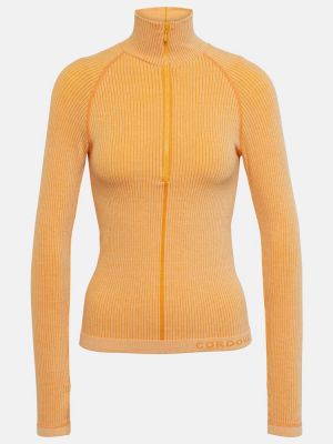 Пуловер с цип Cordova оранжево