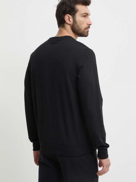 Pamut pulóver Emporio Armani Underwear fekete