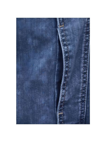 Streetwear jeansjacke mit langen ärmeln Street One blau