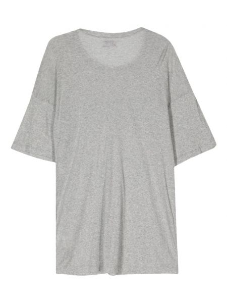 Bavlněné tričko Erl šedé