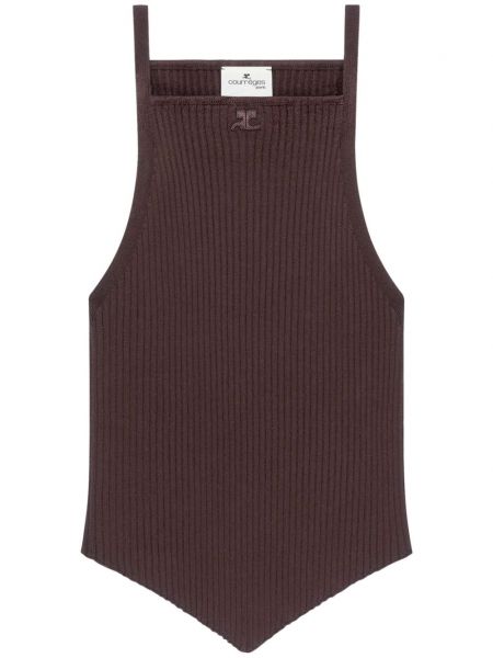 Tanktop Courreges brun