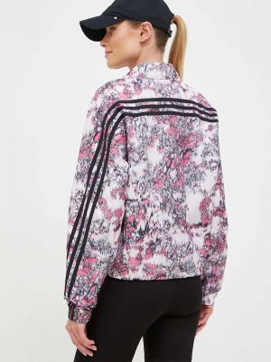 Rövid kabát Adidas rózsaszín
