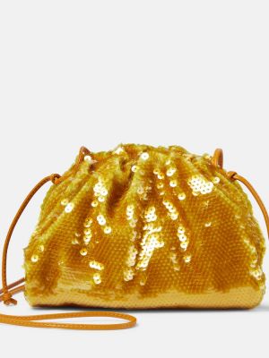 Pisemska torbica Bottega Veneta zlata
