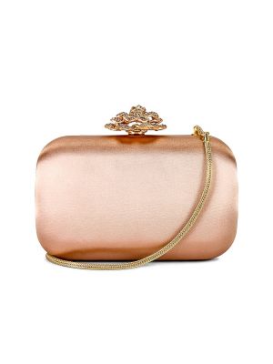 Bolso clutch de oro rosa Olga Berg