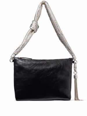 Bolsa de hombro Jimmy Choo negro