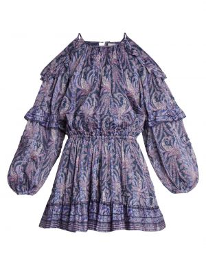 Платье мини с принтом с узором пейсли Isabel Marant