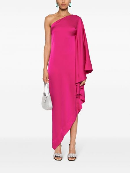 Asymetrické koktejlové šaty Alexandre Vauthier růžové