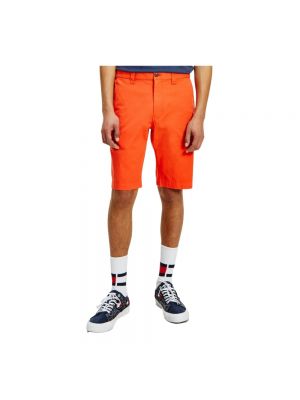 Shorts en jean Tommy Jeans orange