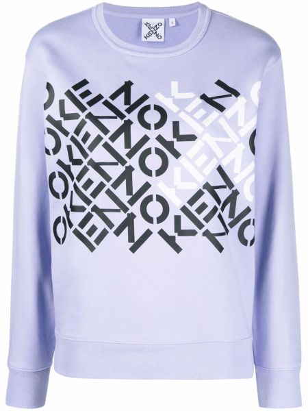 Trykt sweatshirt Kenzo lilla