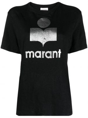 T-krekls Marant Etoile melns