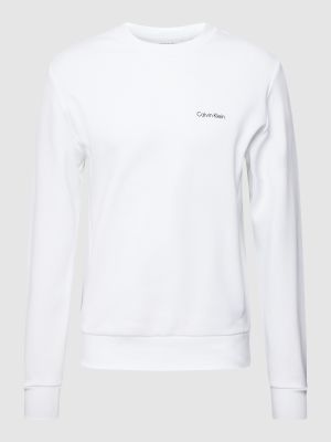 Biała bluza z nadrukiem Ck Calvin Klein