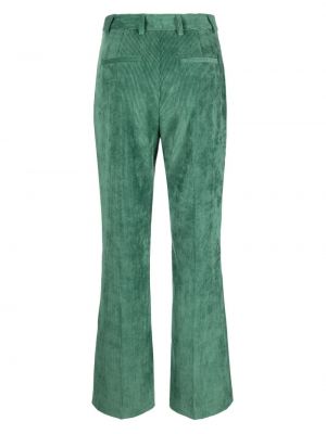 Pantalon droit en velours côtelé Manuel Ritz vert