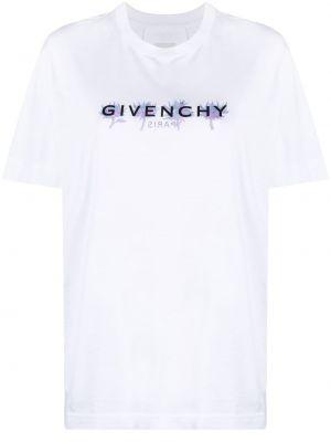 Pamut póló Givenchy fehér