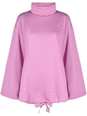 Hög krage sweatshirt Karl Lagerfeld rosa