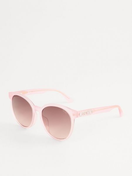 Okulary przeciwsłoneczne Moschino różowe