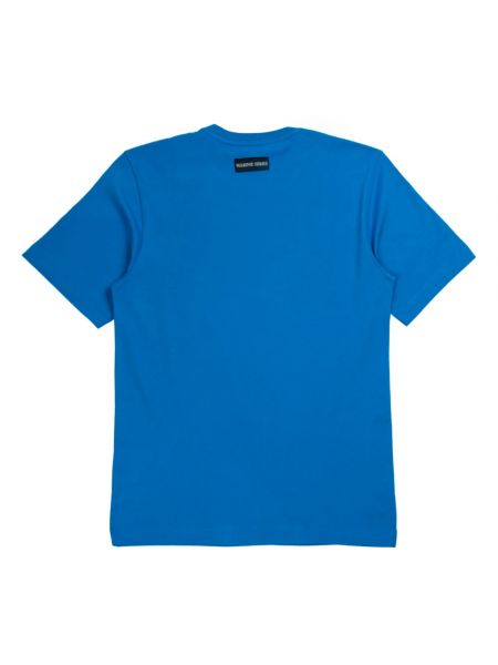 Camiseta de algodón Marine Serre azul