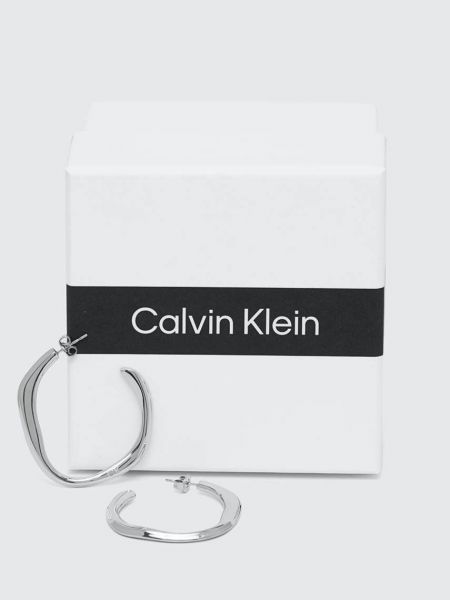 Kolczyki Calvin Klein srebrne