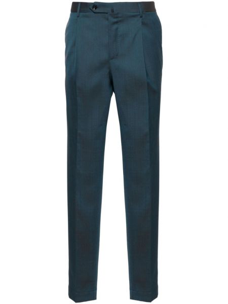 Панталон с ниска талия Incotex синьо