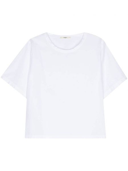 Bavlnené tričko Barena biela