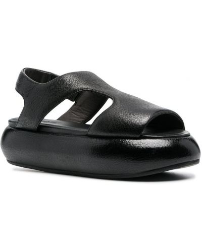 Chunky tipa sandales ar atvērtu purngalu Marsell melns