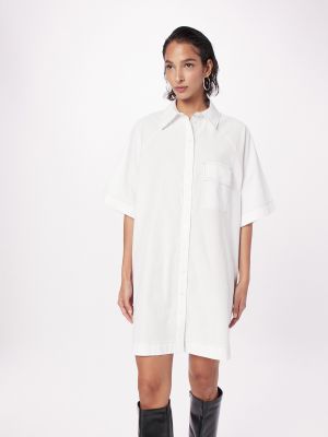 Košeľové šaty Topshop biela