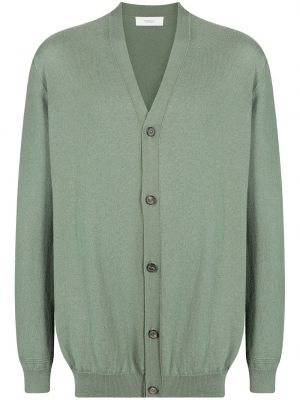 Cashmere strikkegenser med knapper med button down-krage Pringle Of Scotland grønn