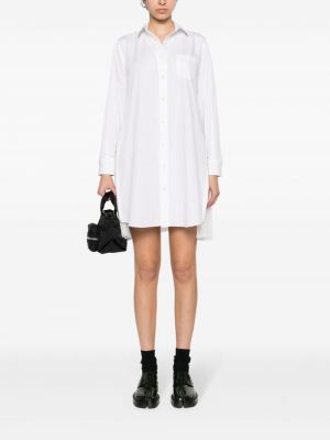 Plisované mini šaty Sacai bílé