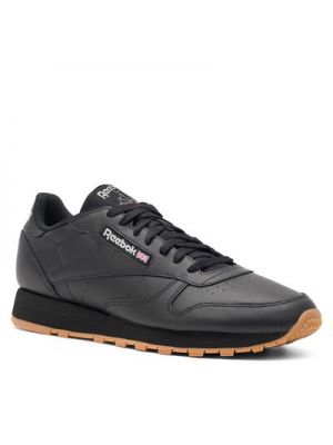 Sneakerși din piele Reebok Classic Leather negru