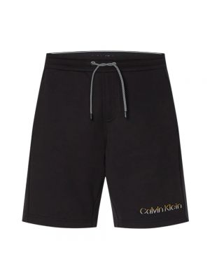 Pantaloncini sportivi Calvin Klein nero