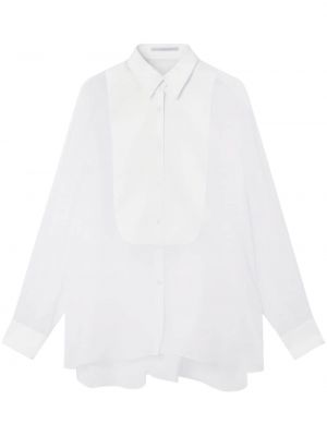 Копринена риза Stella Mccartney бяло
