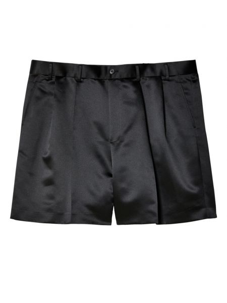 Pantaloni scurți din satin Noir Kei Ninomiya negru