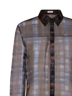 Marškiniai ilgomis rankovėmis Ferragamo ruda