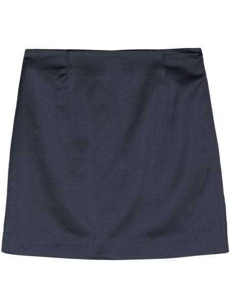 Satenska mini suknja Manuel Ritz plava