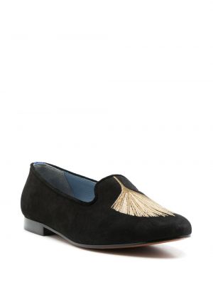 Seemisnahksed tikitud loafer-kingad Blue Bird Shoes