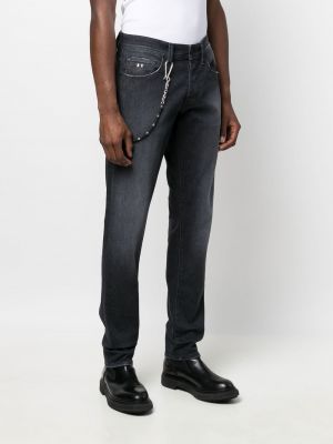 Slim fit skinny džíny s vysokým pasem Sartoria Tramarossa černé