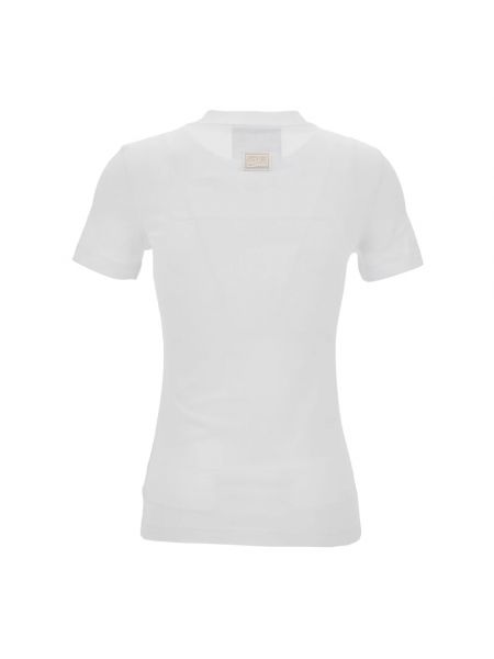 Koszulka z krótkim rękawem bawełniana Versace Jeans Couture biała