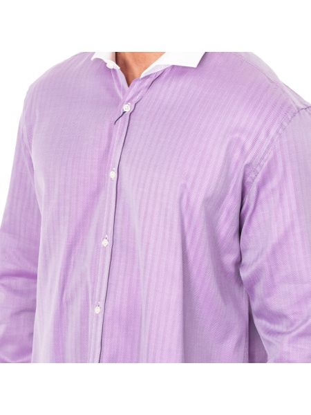 Camisa con botones manga larga La Martina violeta