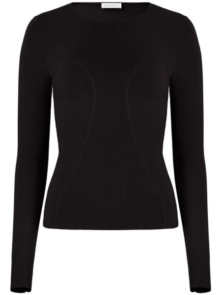 Rund hals strikket top Nina Ricci sort