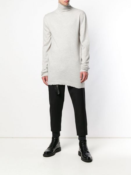 Oversize kašmira džemperis Unravel Project pelēks