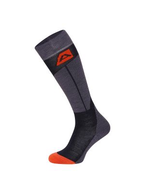 Vlnené ponožky z merina Alpine Pro čierna