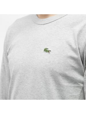 Асимметричная футболка с длинным рукавом Comme Des Garçons Shirt серая
