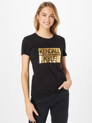 Póló Kendall + Kylie fekete